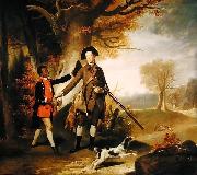 Johann Zoffany The Third Duke of Richmond out Shooting with his Servant Sweden oil painting artist